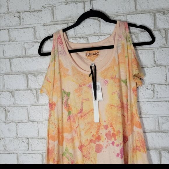 NWT Buffalo David Britton Cold Shoulder Asymmetrical Tee - Picture 9 of 13
